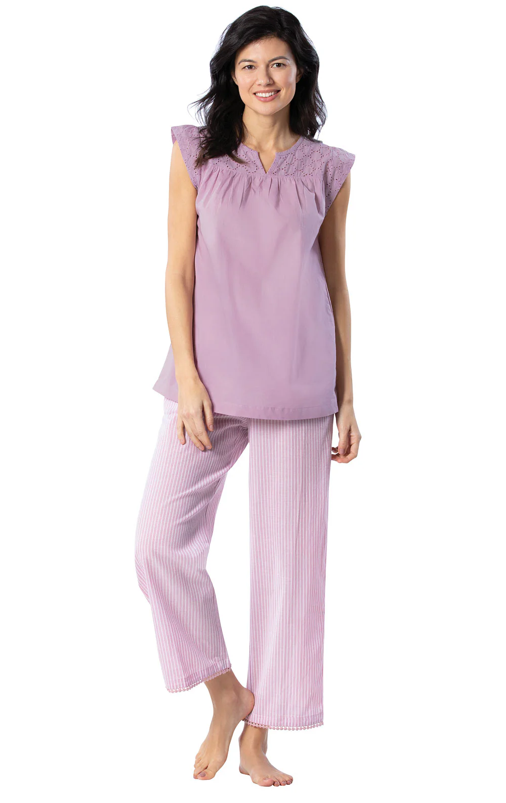 Addison Meadow Flutter Sleeve Capri Pajamas  - Final Sale - Image 3