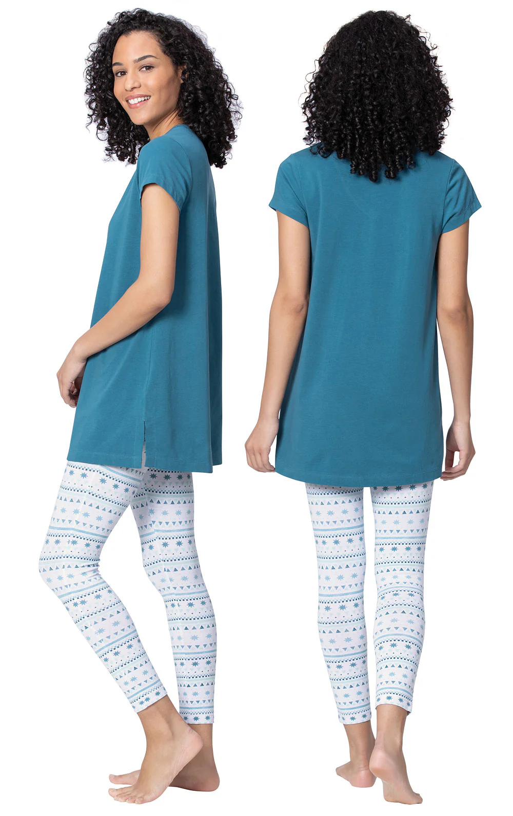 Addison Meadow Short Sleeve Legging Pajamas  - Final Sale - Image 2