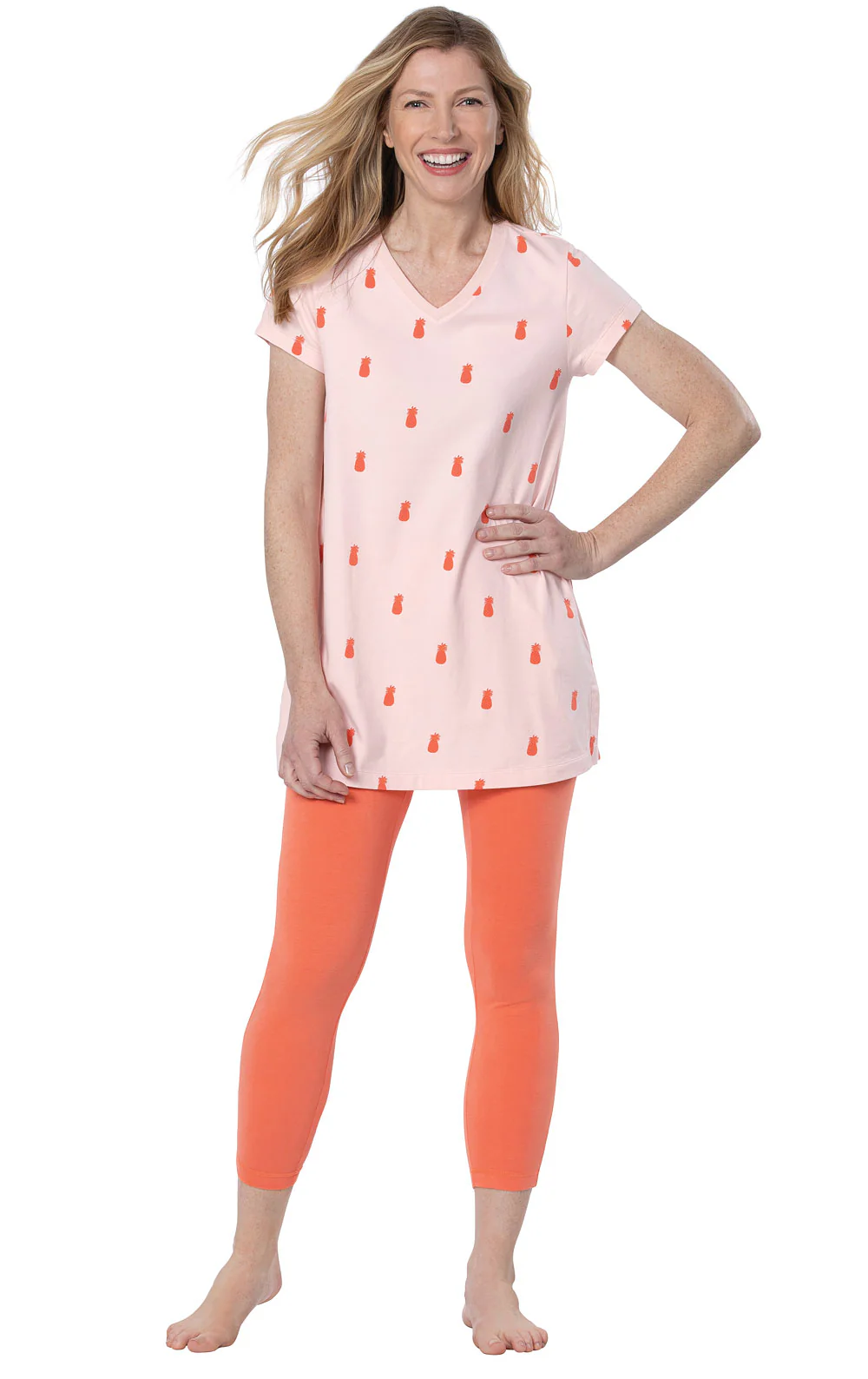 Addison Meadow Short Sleeve Legging Pajamas  - Final Sale - Image 4