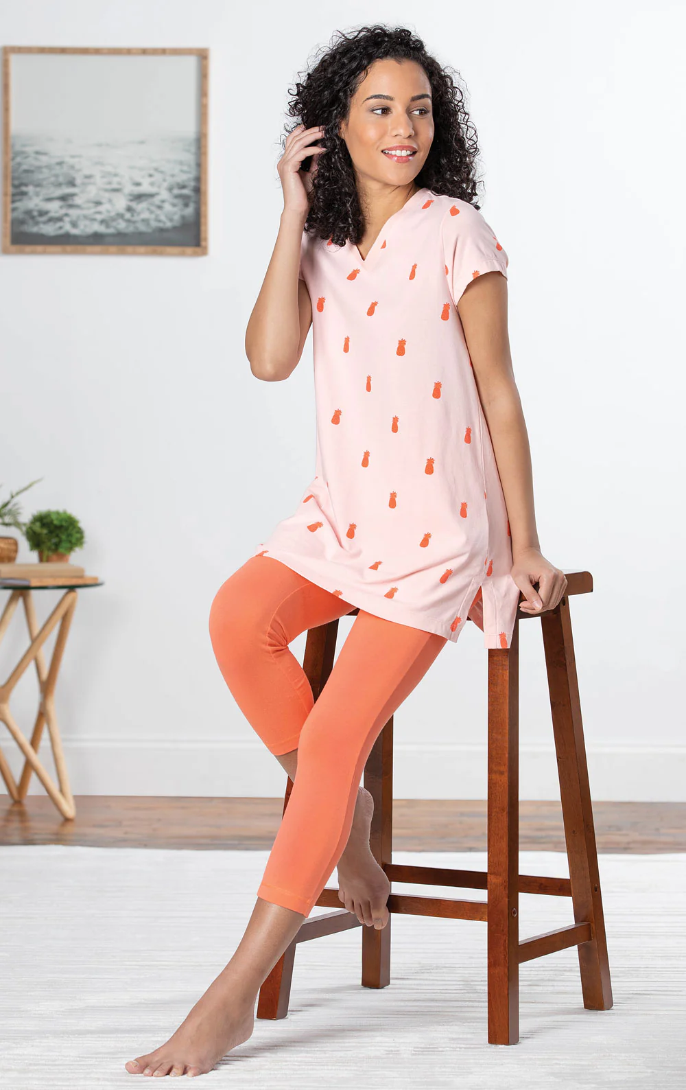 Addison Meadow Short Sleeve Legging Pajamas  - Final Sale - Image 5
