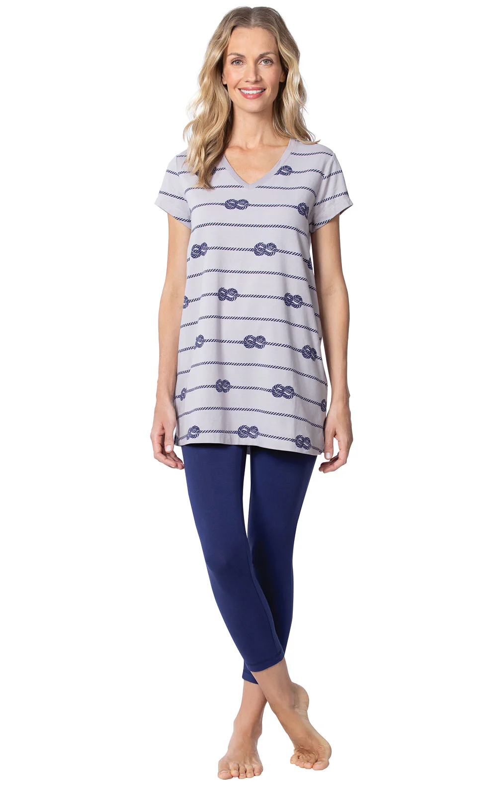 Addison Meadow Short Sleeve Legging Pajamas  - Final Sale - Image 7