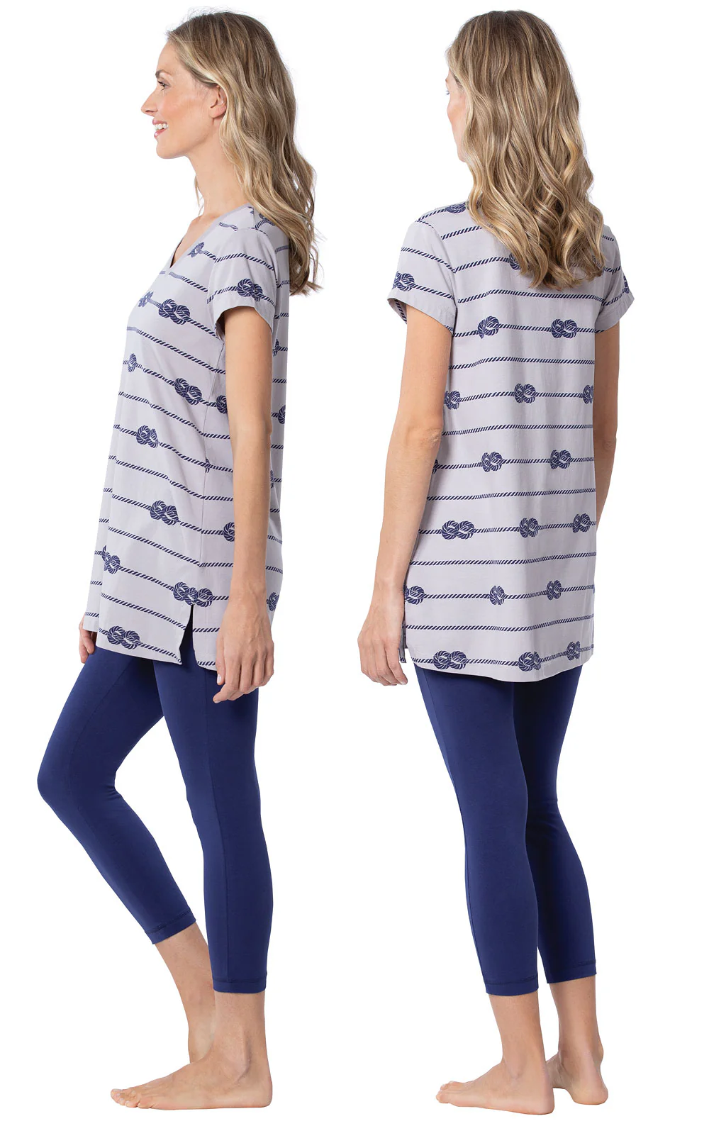 Addison Meadow Short Sleeve Legging Pajamas  - Final Sale - Image 8