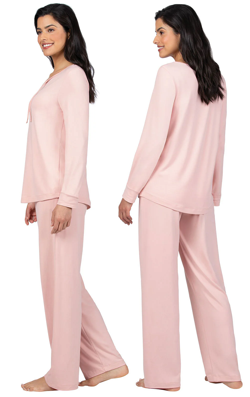 Addison Meadow Tie Neck Pajamas - Final Sale - Image 2