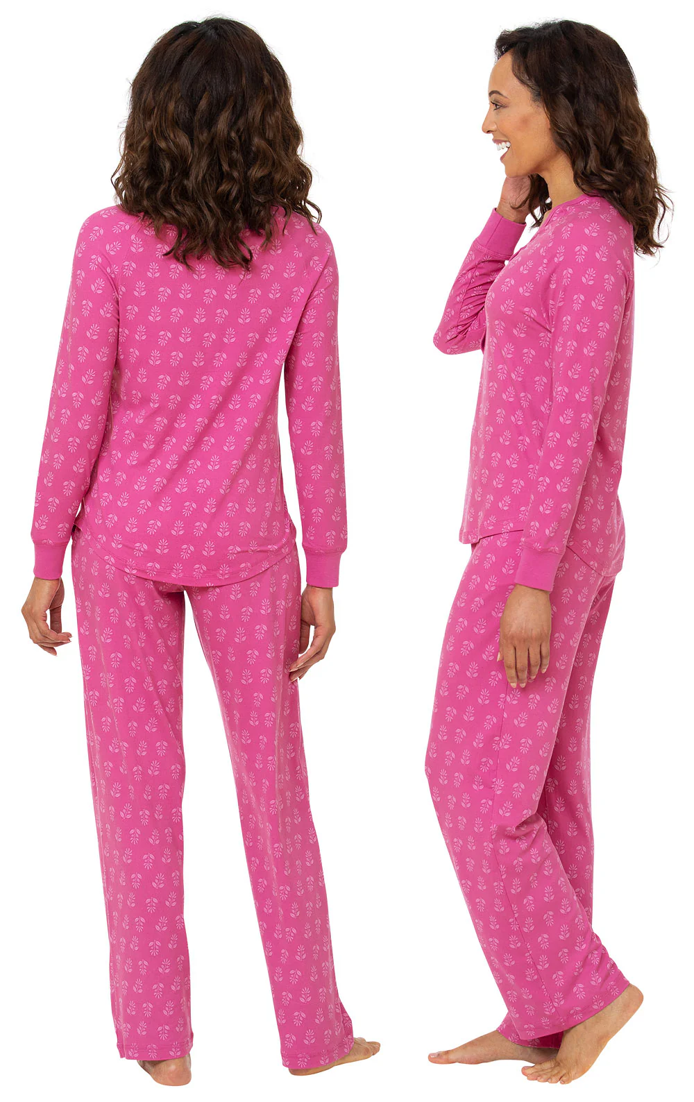 Addison Meadow Whisper Knit Henley Pajamas  - Final Sale - Image 5