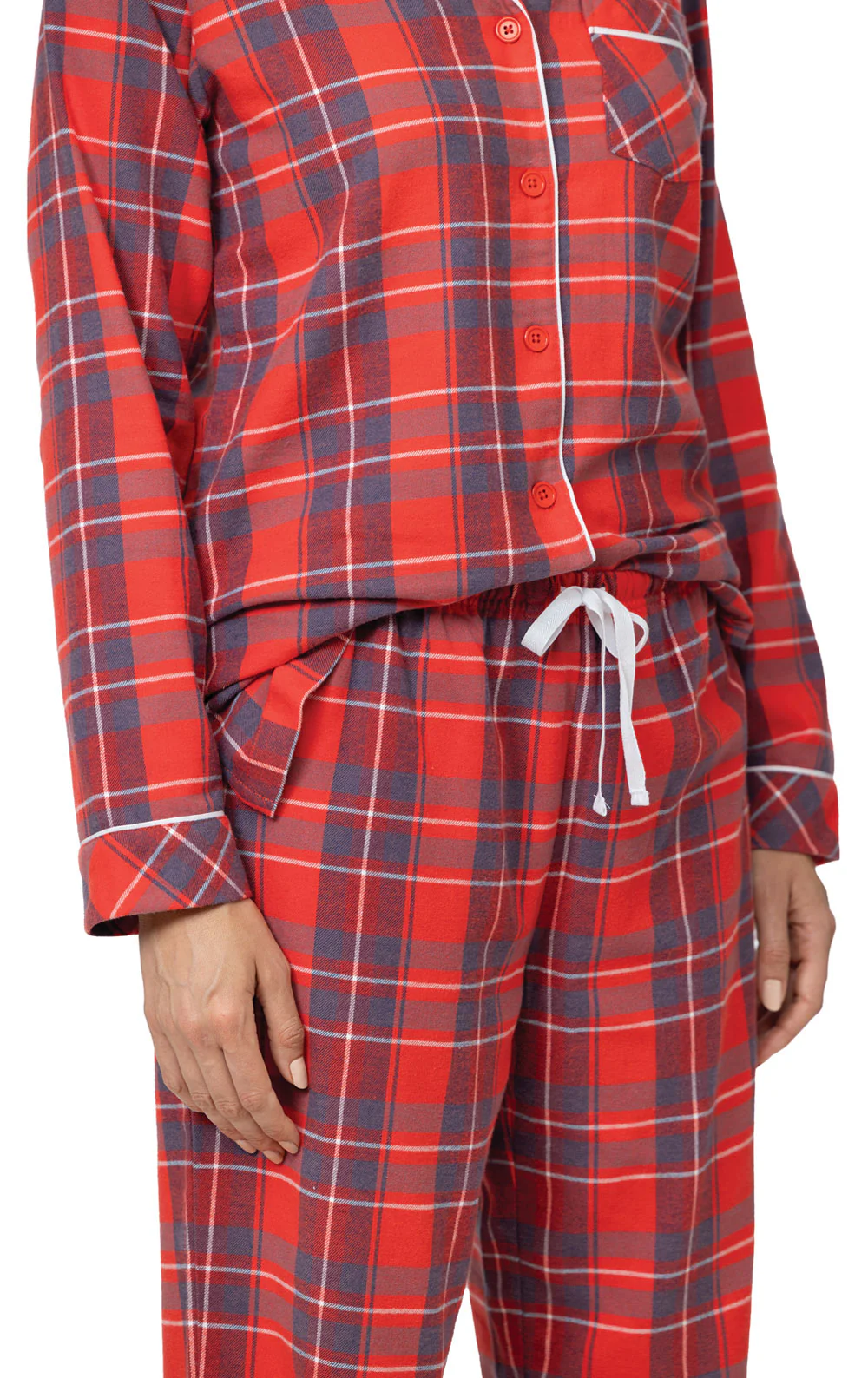 Americana Plaid Button-Front Pajamas - Image 8