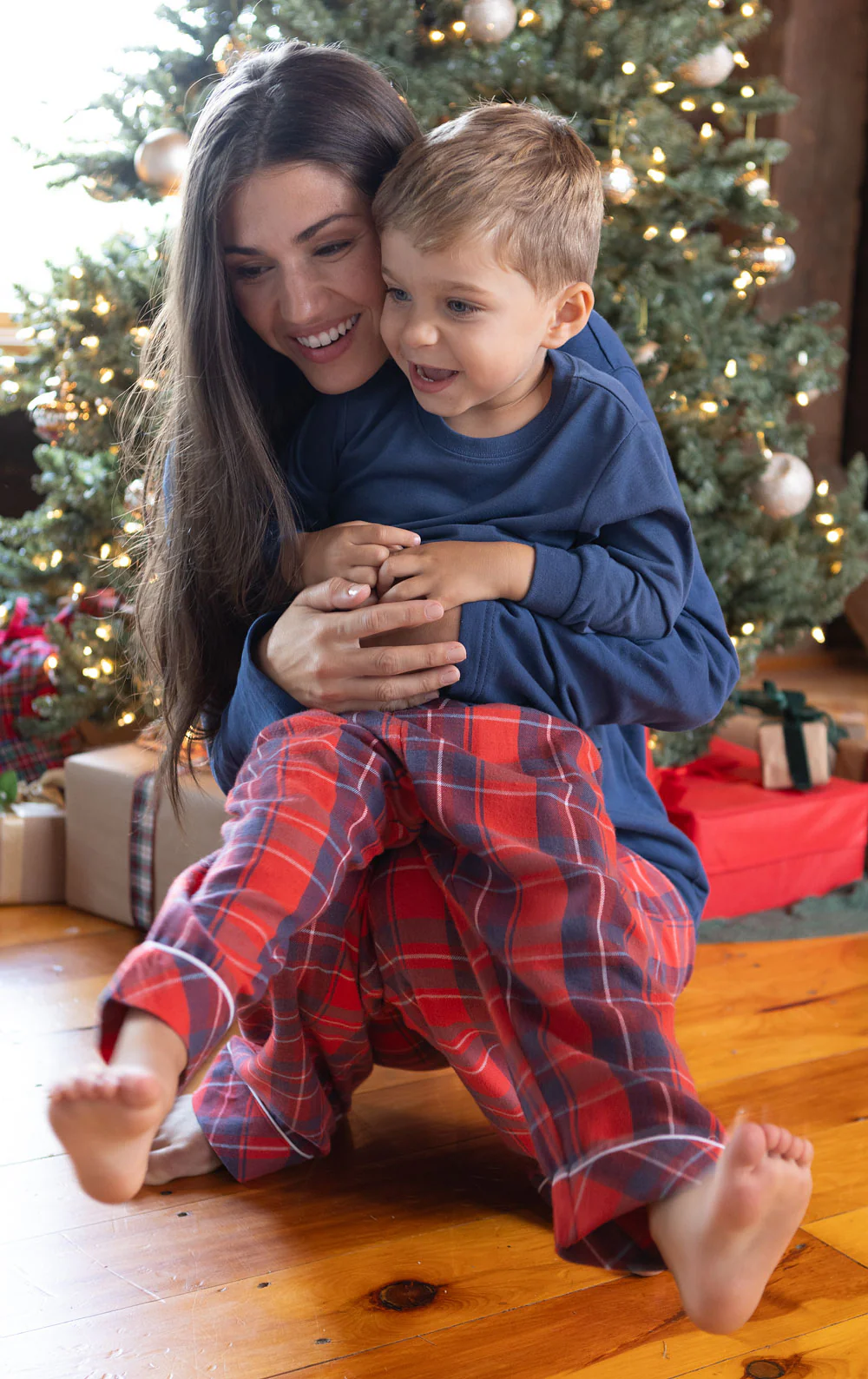 Americana Plaid Matching Family Pajamas - Image 3