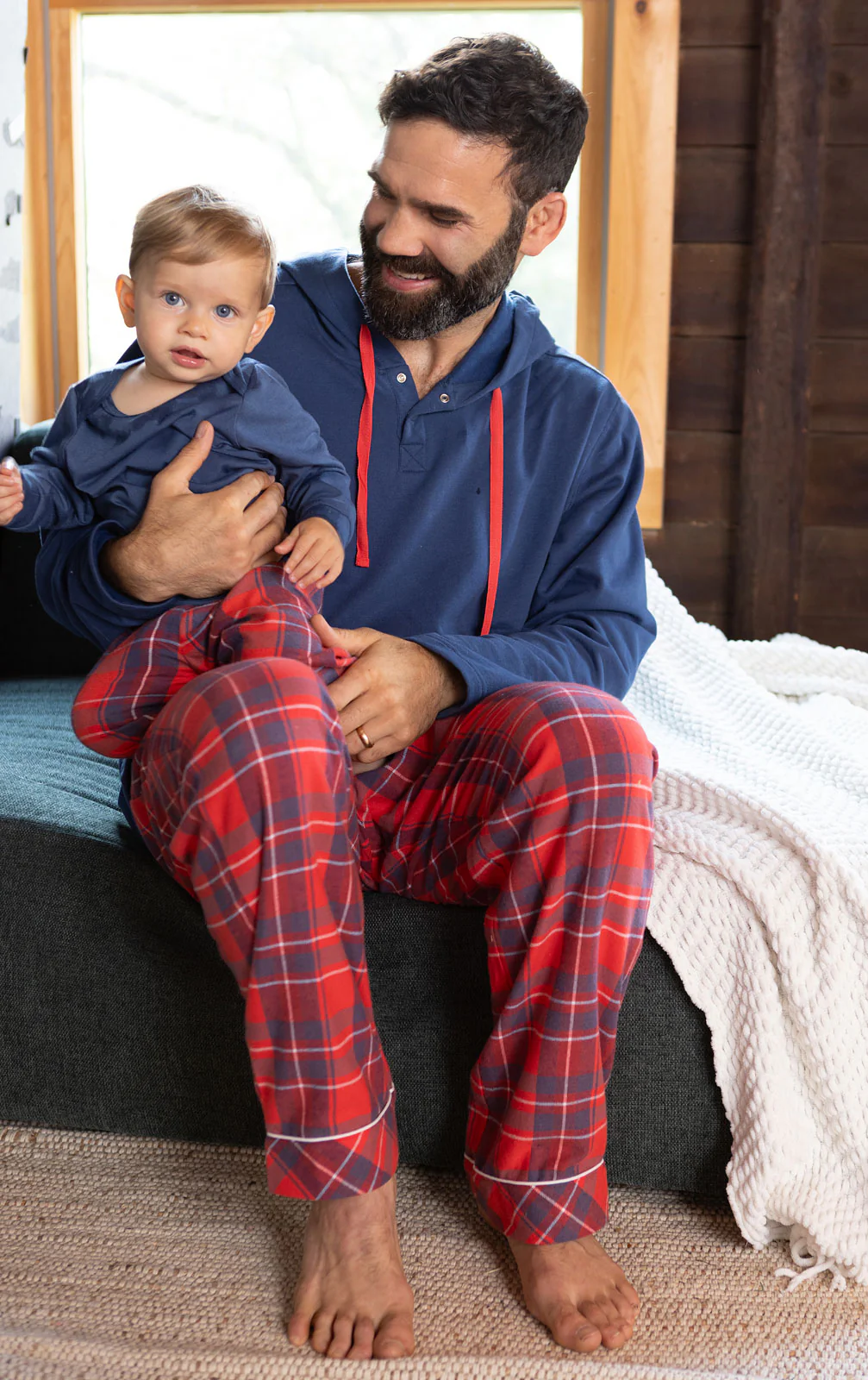 Americana Plaid Matching Family Pajamas - Image 4