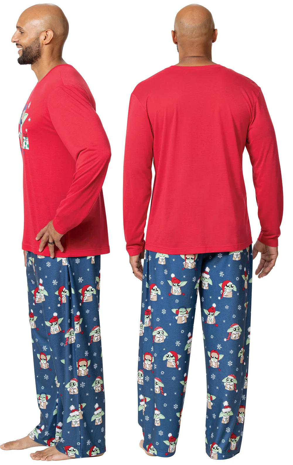 Baby Yoda Men's Pajamas - Final Sale - Image 2