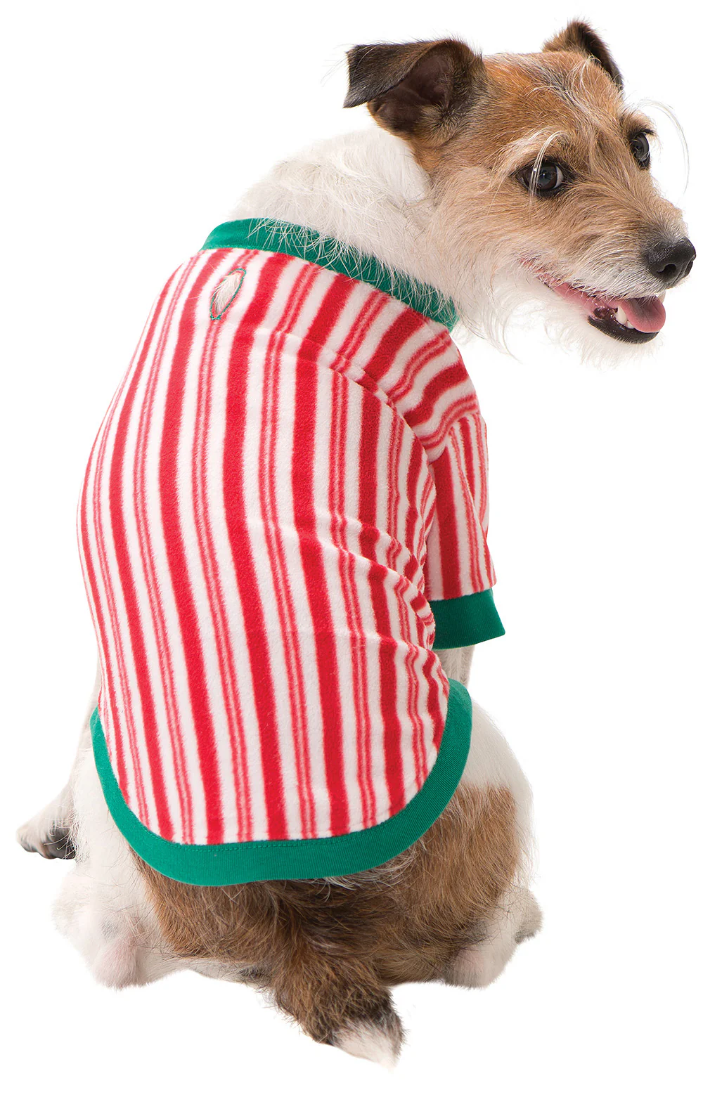 Candy Cane Fleece Pet Pajamas