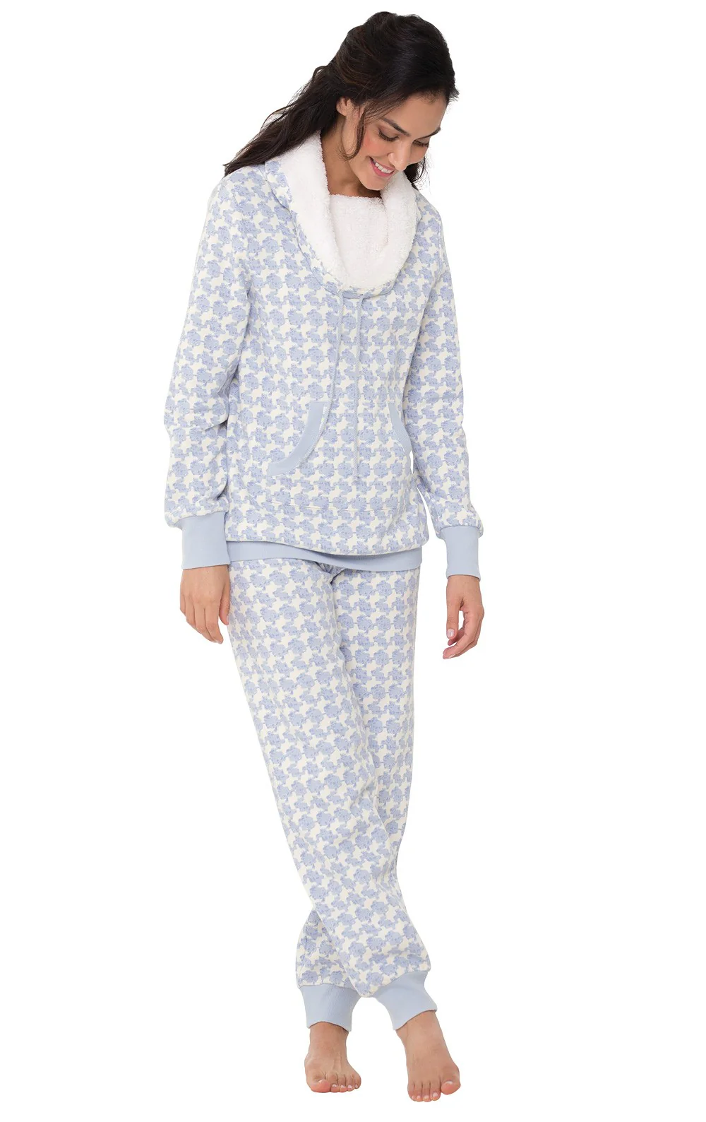 Chalet Shearling Rollneck Pajamas - Image 2