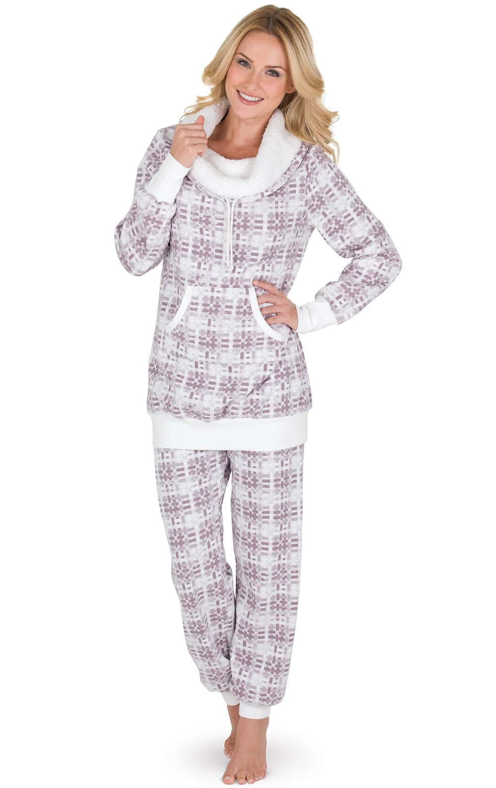 Chalet Shearling Rollneck Pajamas - Image 3