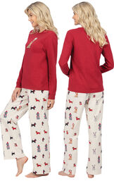 Christmas Dogs Flannel Pajamas - Pet & Owner - Image 3