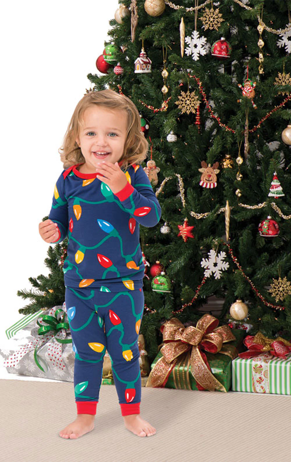 Christmas Lights Infant Pajamas - Image 3