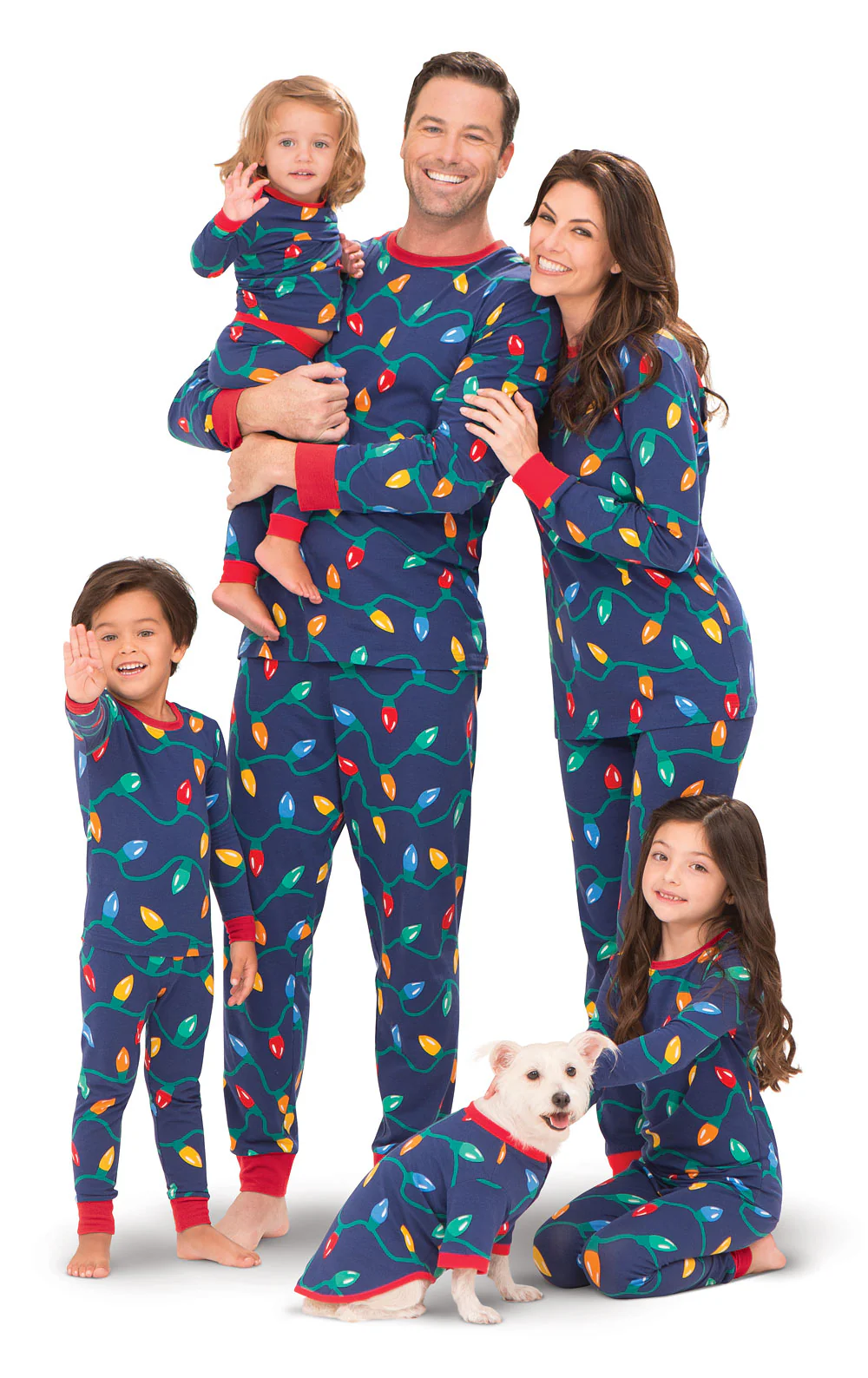 Christmas Lights Toddler Pajamas - Family Set - Image 2