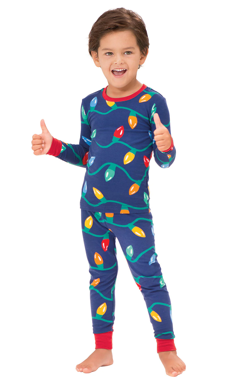 Christmas Lights Toddler Pajamas - Family Set