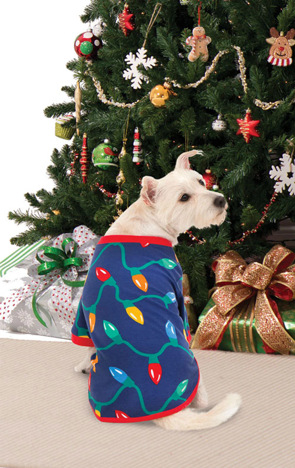 Christmas Lights Pet Pajamas - Pet & Owner - Image 3