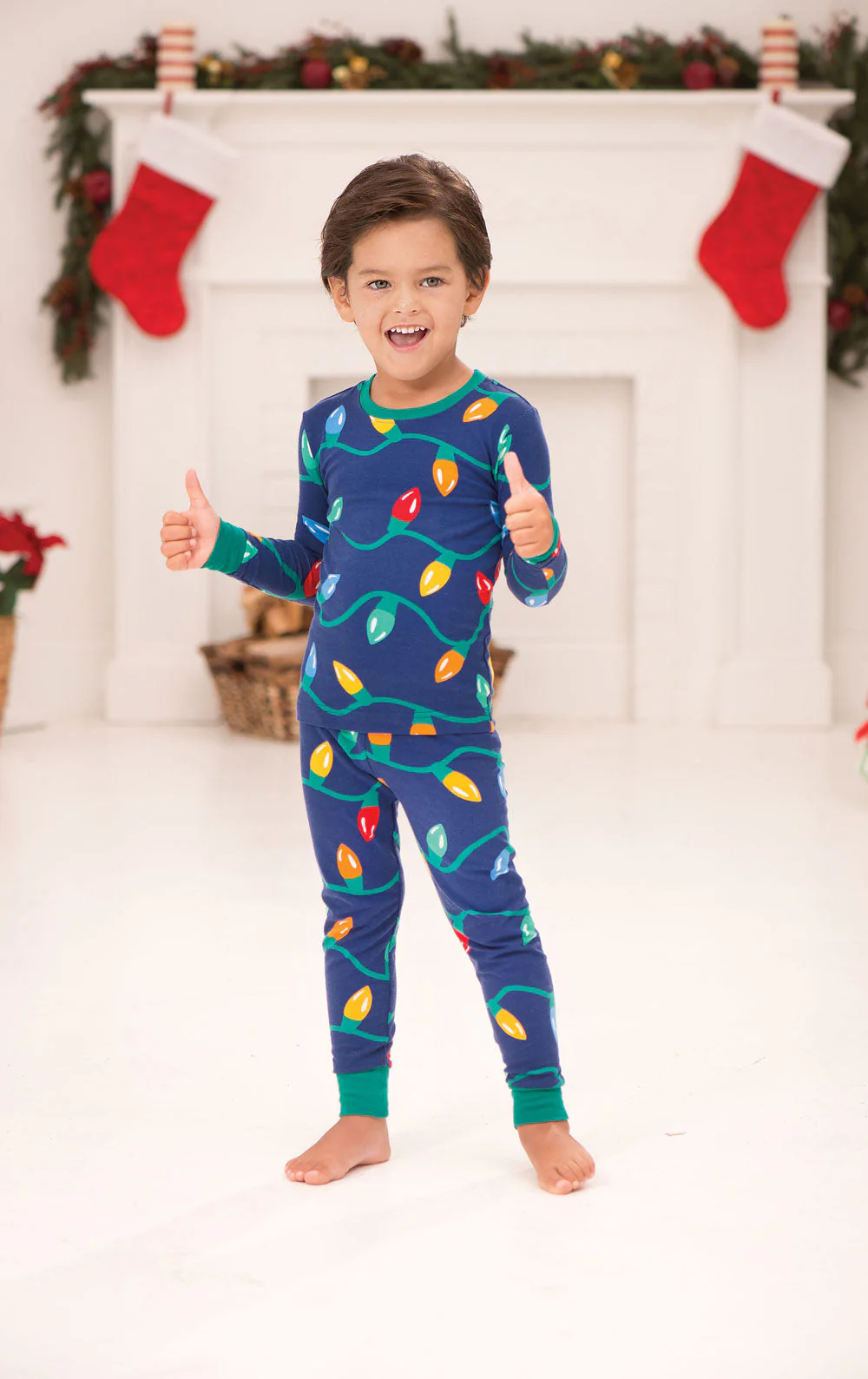 Christmas Lights Toddler Pajamas - Family Set - Image 3