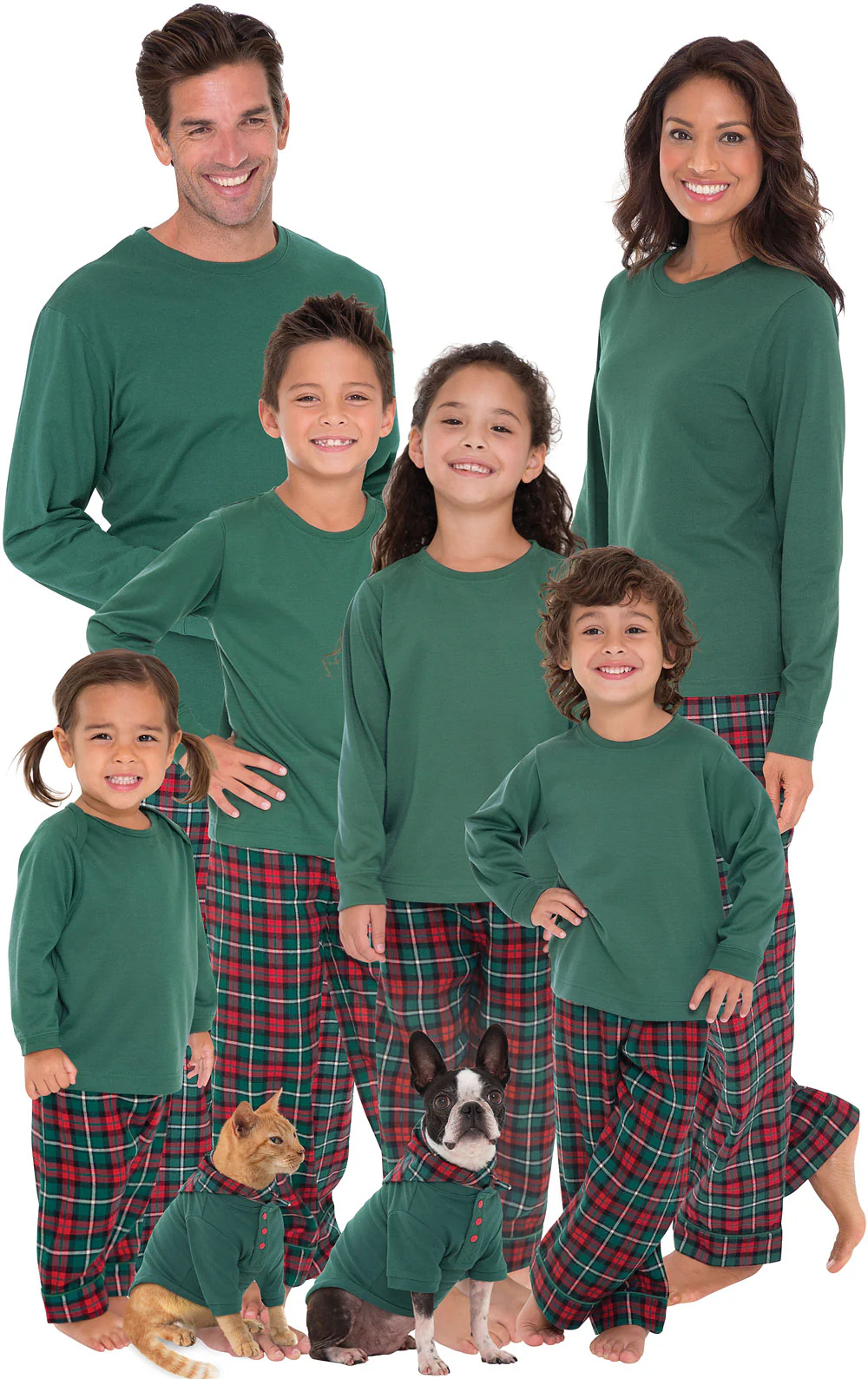 Christmas Plaid Toddler Pajamas - Family Set - Image 2
