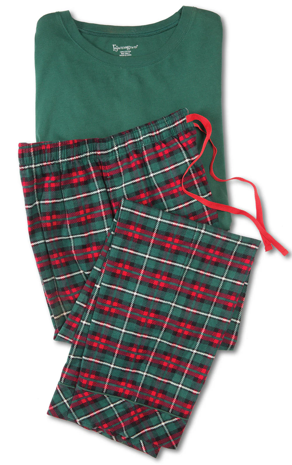 Christmas Plaid Men's Pajamas - Image 4