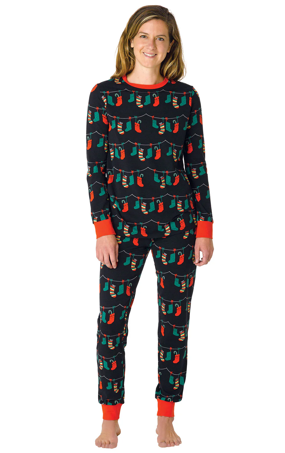Christmas Stockings Matching Family Pajamas - Image 3