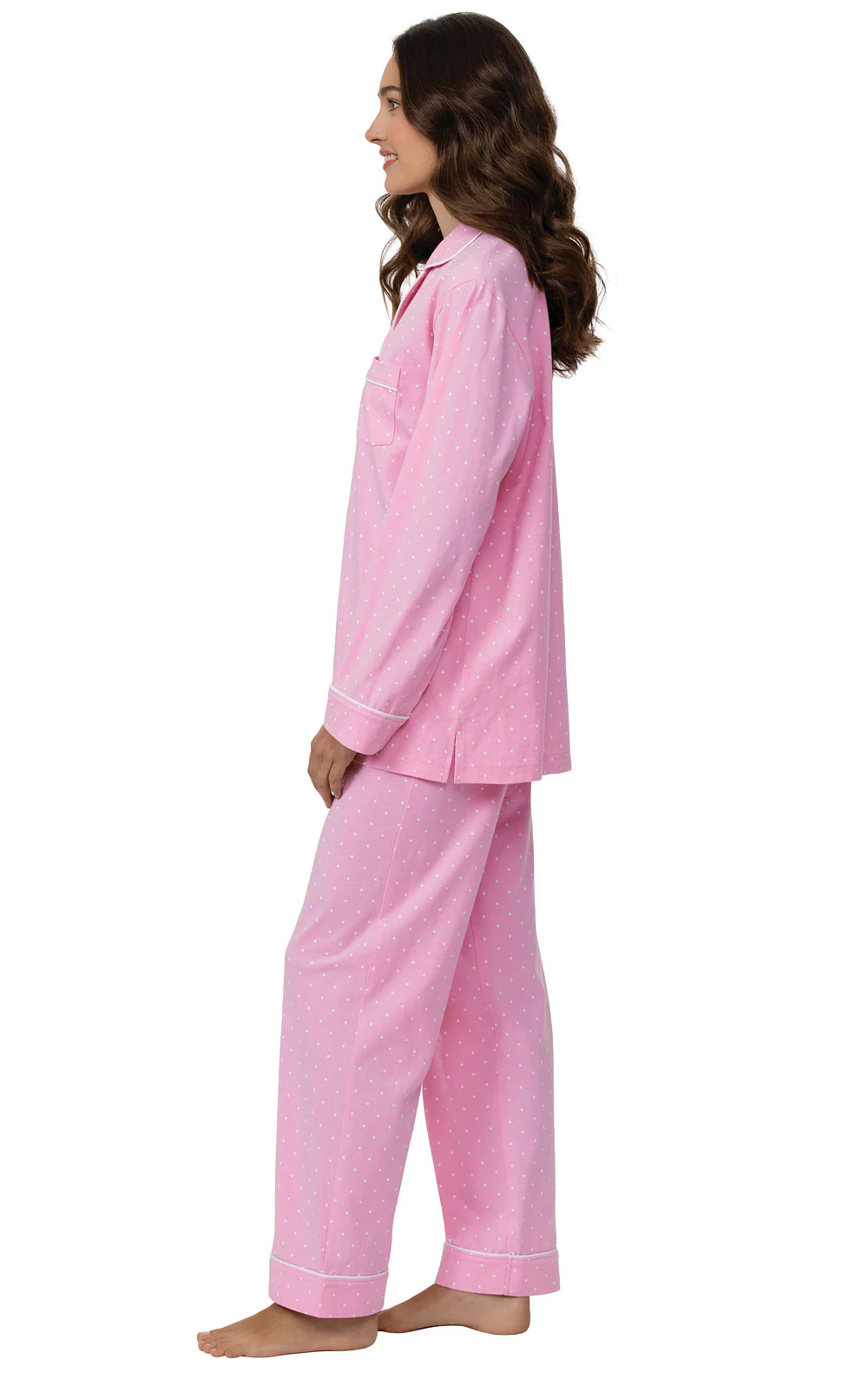 Classic Polka-Dot Button-Front Pajamas - Image 13