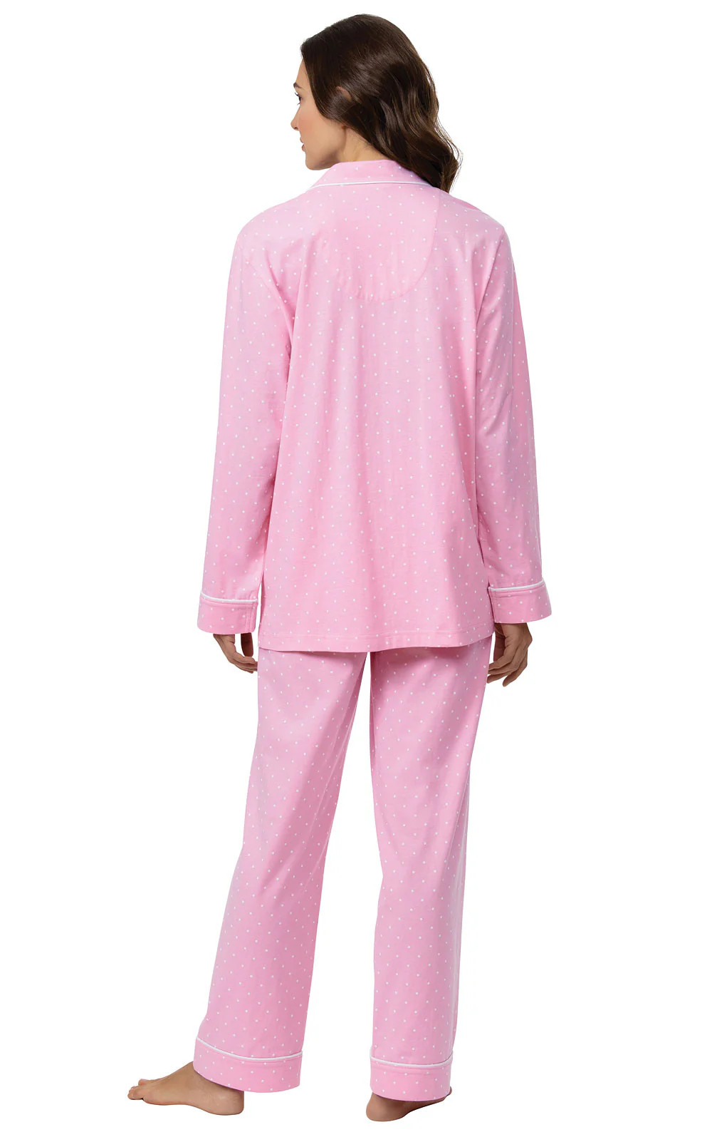 Classic Polka-Dot Button-Front Pajamas - Image 14