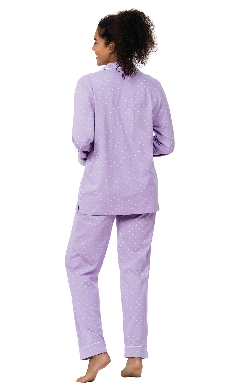 Classic Polka-Dot Button-Front Pajamas - Image 18