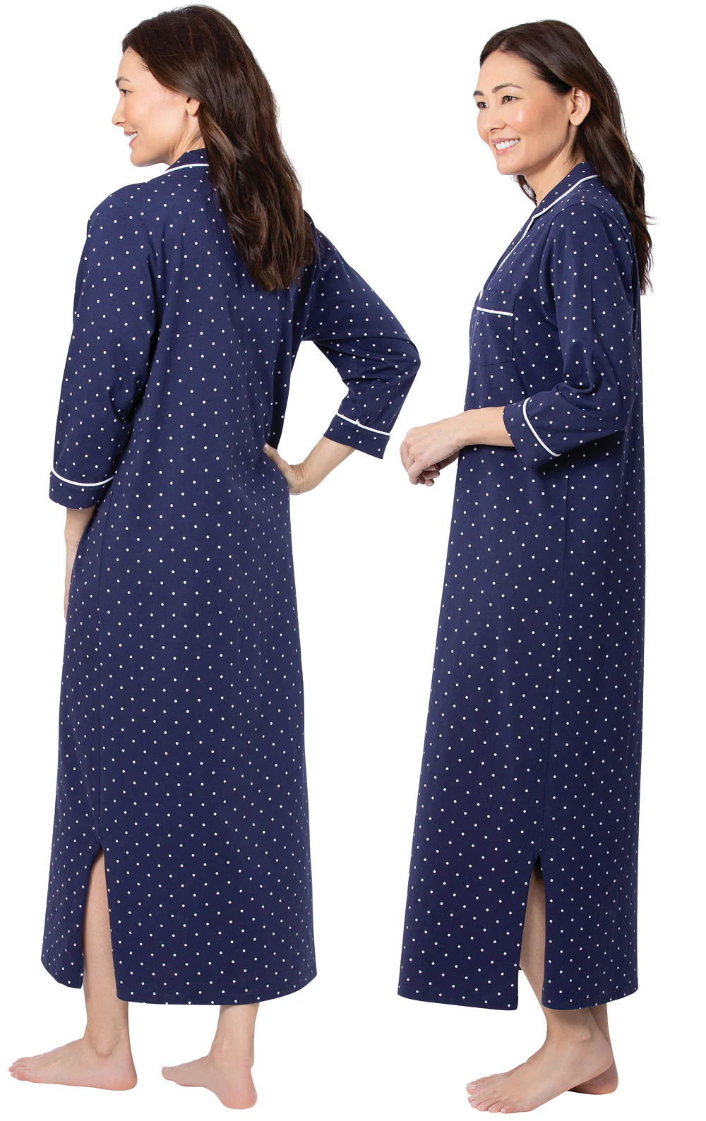 Classic Polka-Dot Nightgown - Image 5