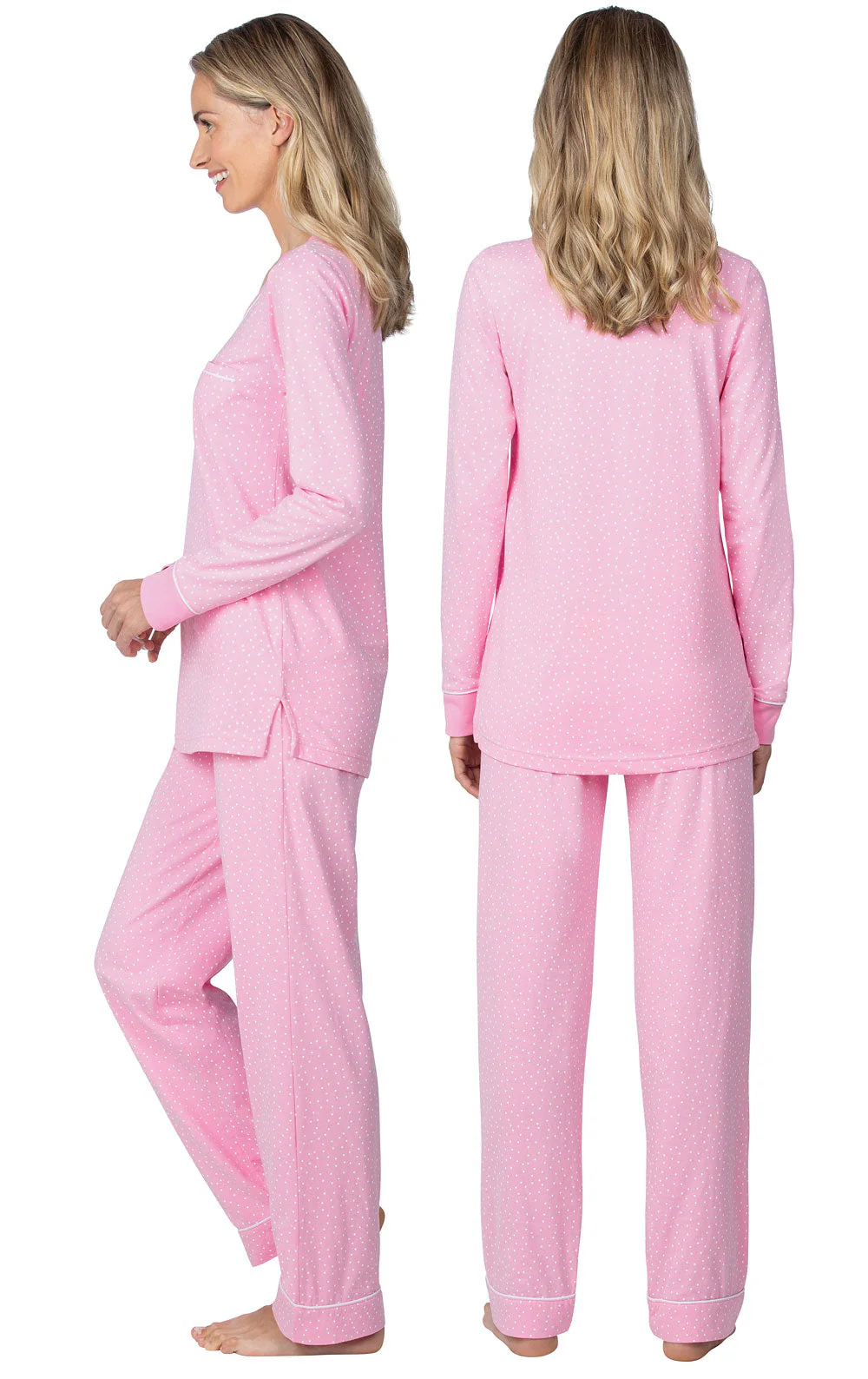 Classic Polka-Dot Pullover Pajamas - Image 12
