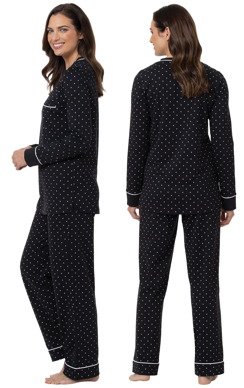 Classic Polka-Dot Pullover Pajamas - Image 13