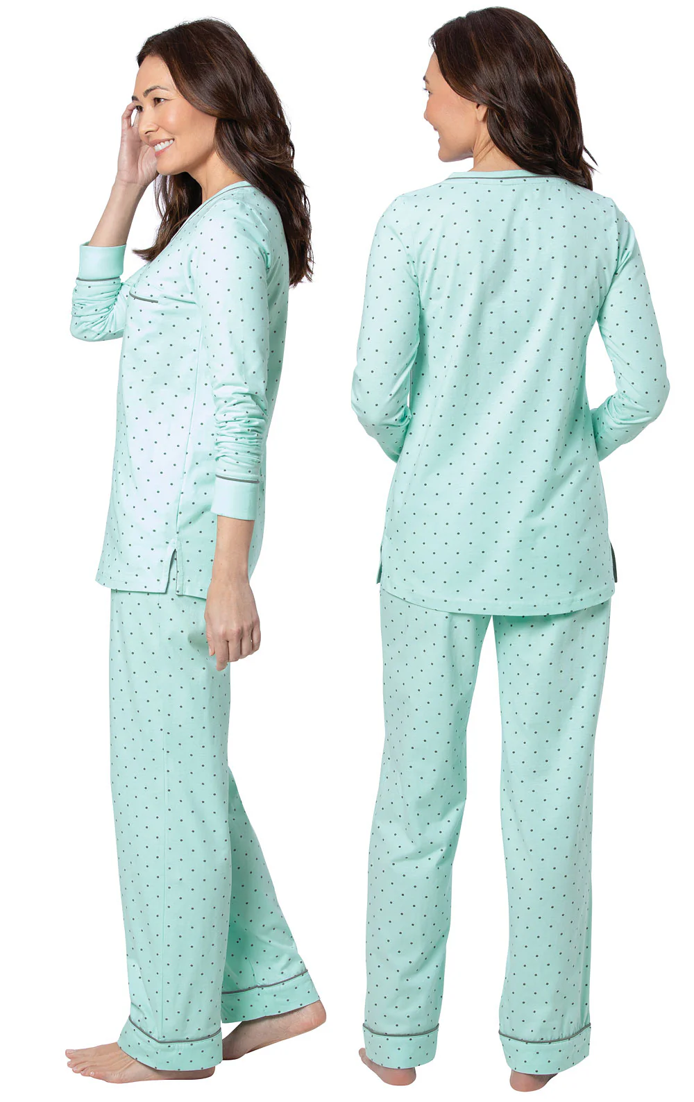 Classic Polka-Dot Pullover Pajamas - Image 14