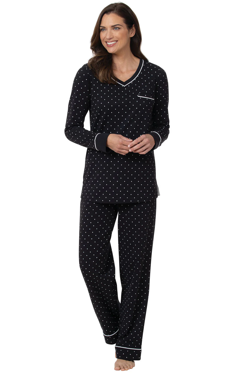 Classic Polka-Dot Pullover Pajamas - Image 7
