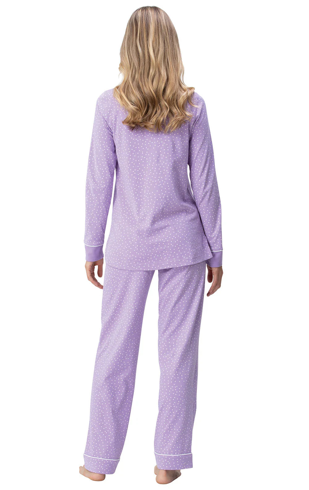 Classic Polka-Dot Pullover Pajamas - Image 9