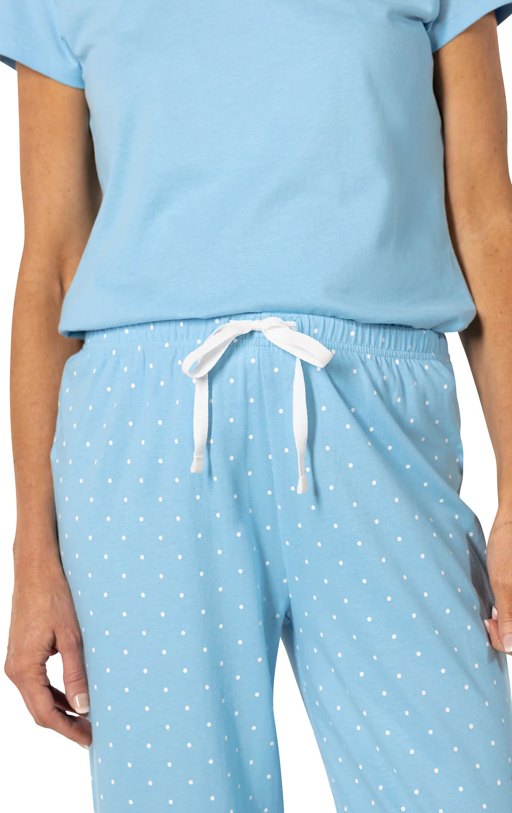 Classic Polka-Dot Short Sleeve Pajamas - Image 11
