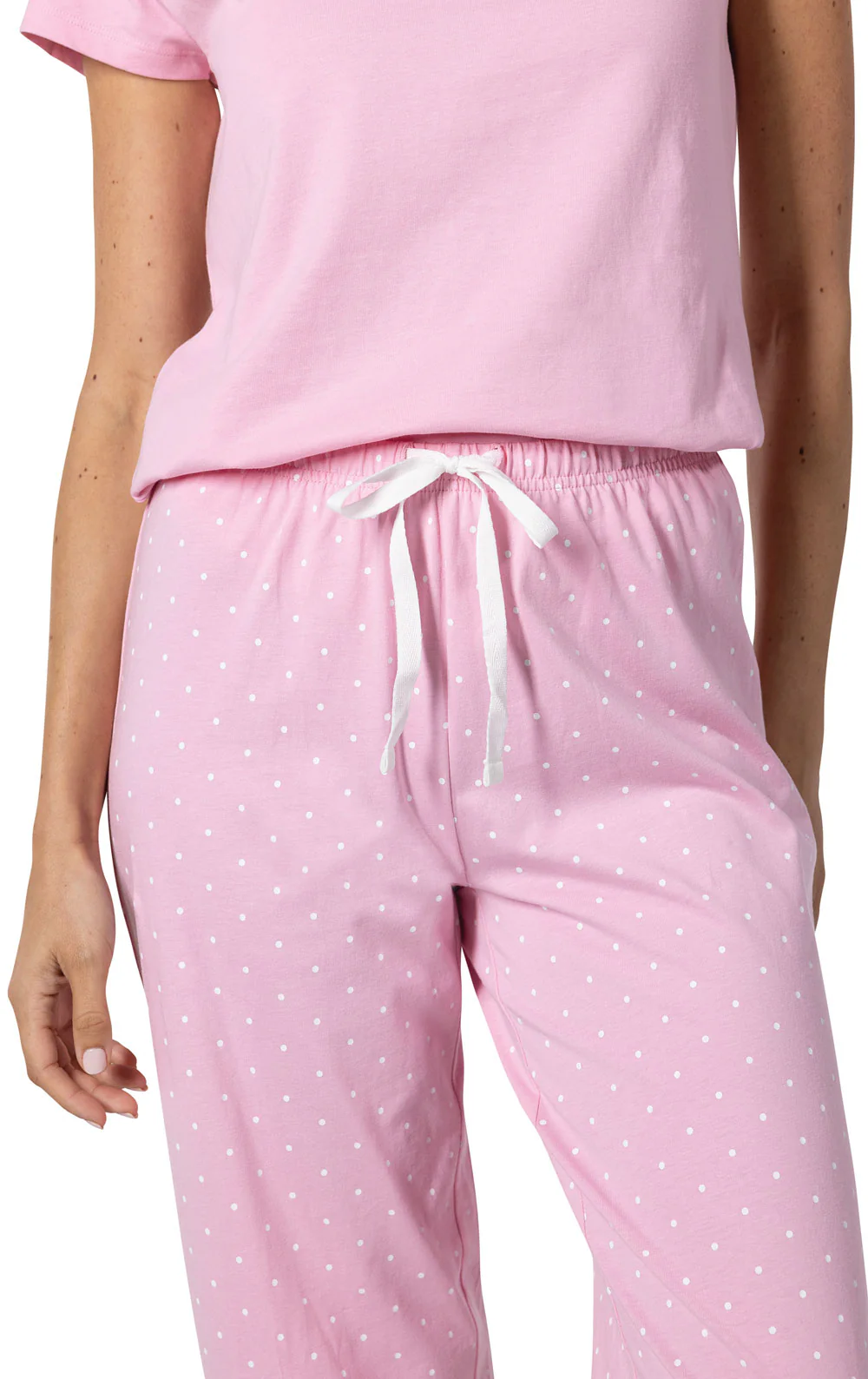 Classic Polka-Dot Short Sleeve Pajamas - Image 7