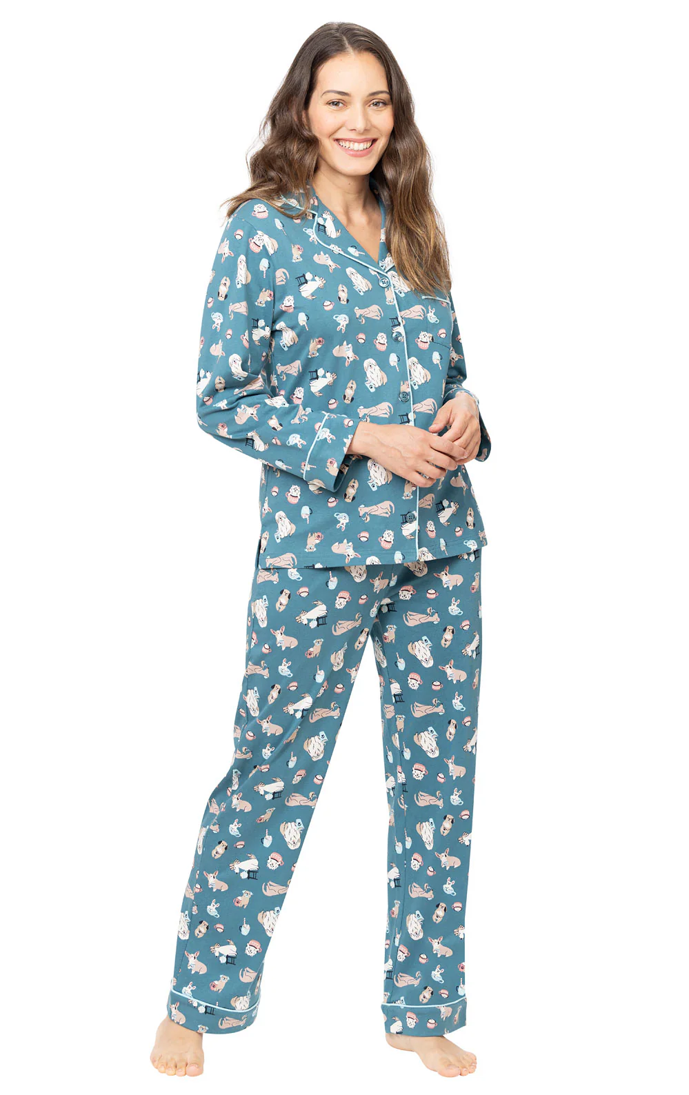 Coffee Dogs Matching Pet & Owner Pajamas - Image 3