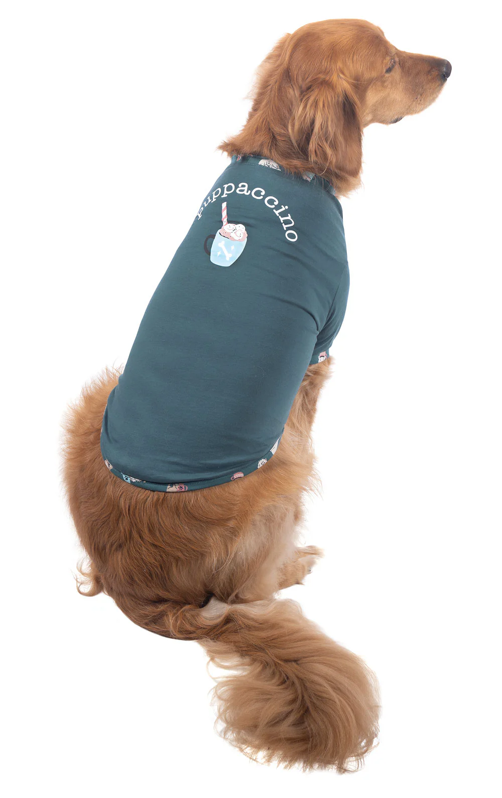 Coffee Dogs Graphic Matching Pet & Owner Pajamas - Image 5