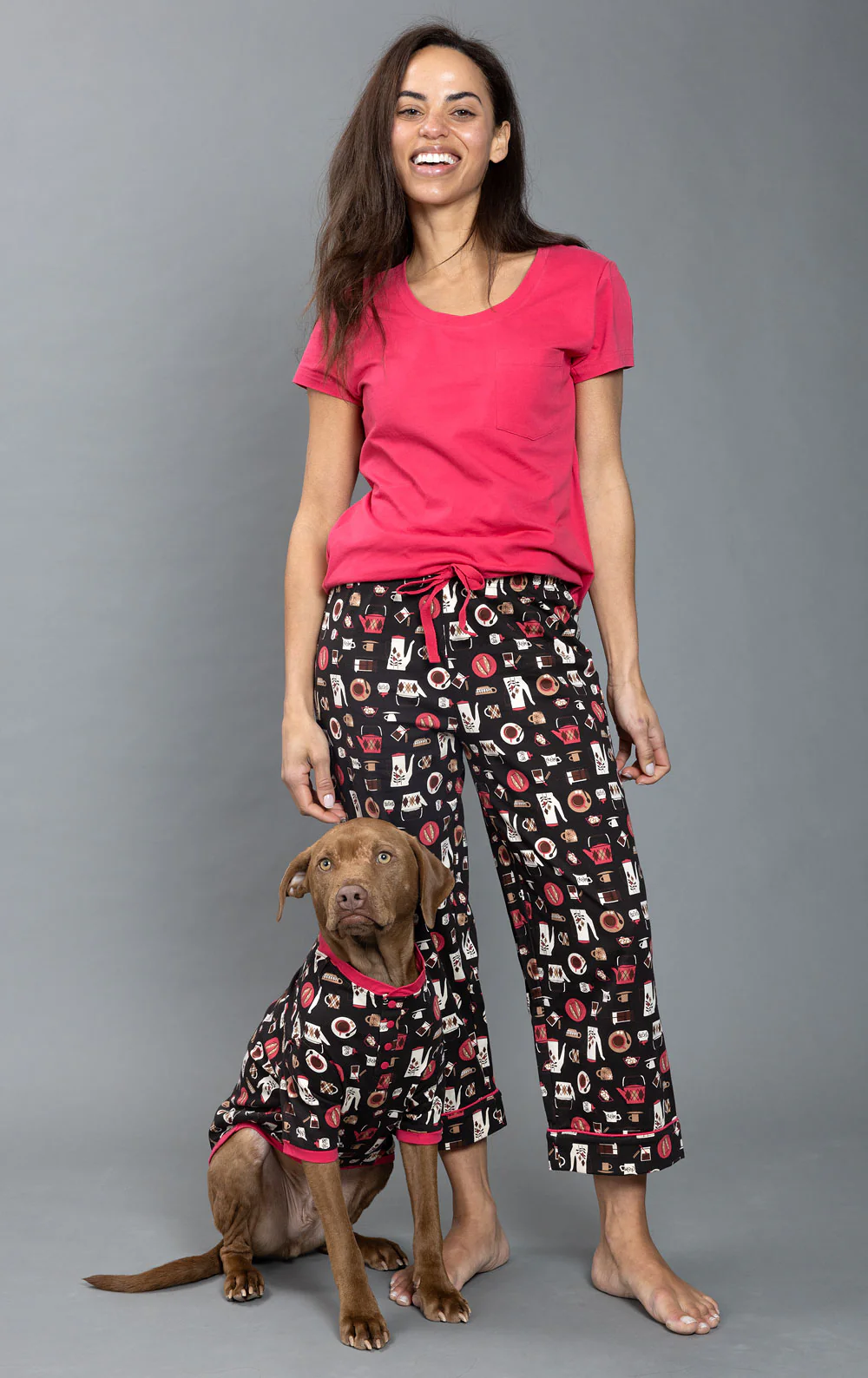 Coffee Lovers Matching Pet & Owner Pajamas