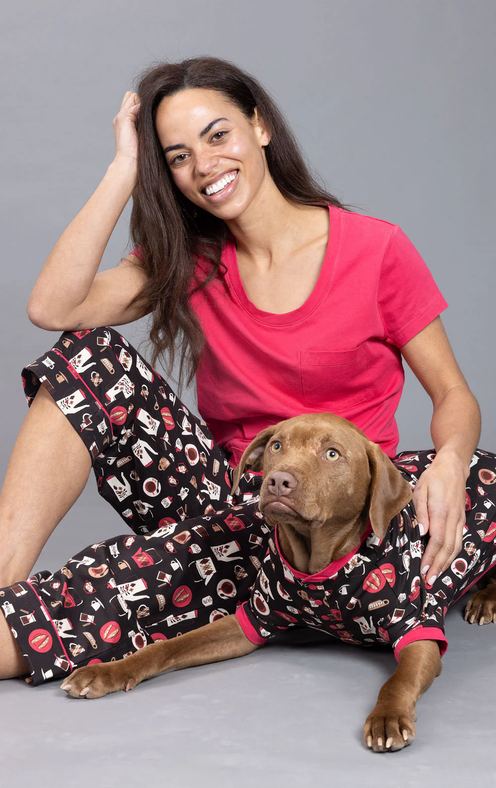 Coffee Lovers Matching Pet & Owner Pajamas - Image 2