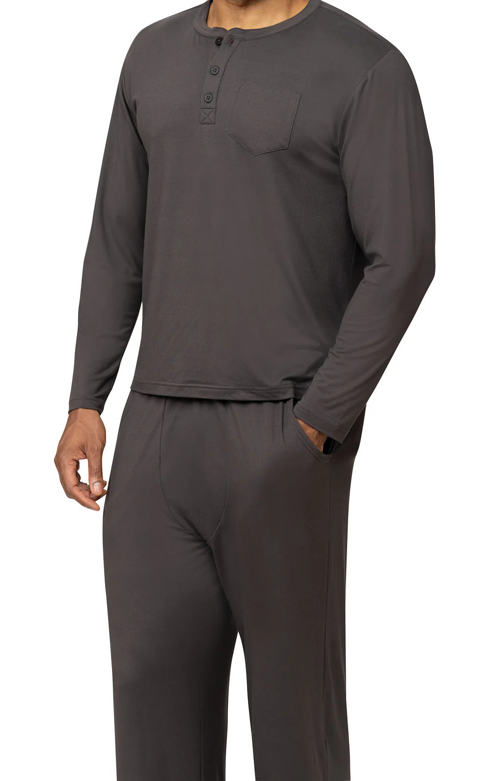Comfort Club Henley Men's Pajamas - Comfort Club - Image 11