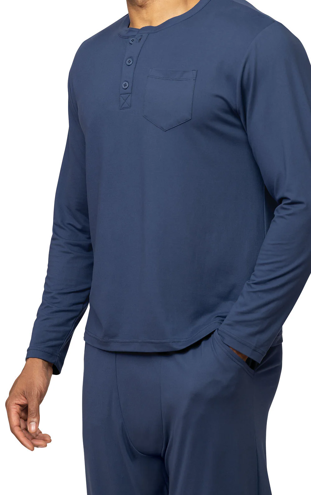 Comfort Club Henley Men's Pajamas - Comfort Club - Image 4