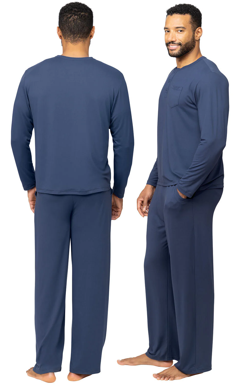 Comfort Club Henley Men's Pajamas - Comfort Club - Image 5