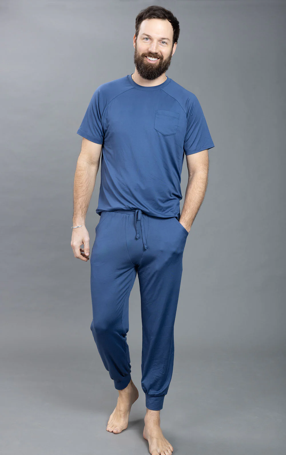 Comfort Club Short Sleeve Jogger Men’s Pajamas - Image 7