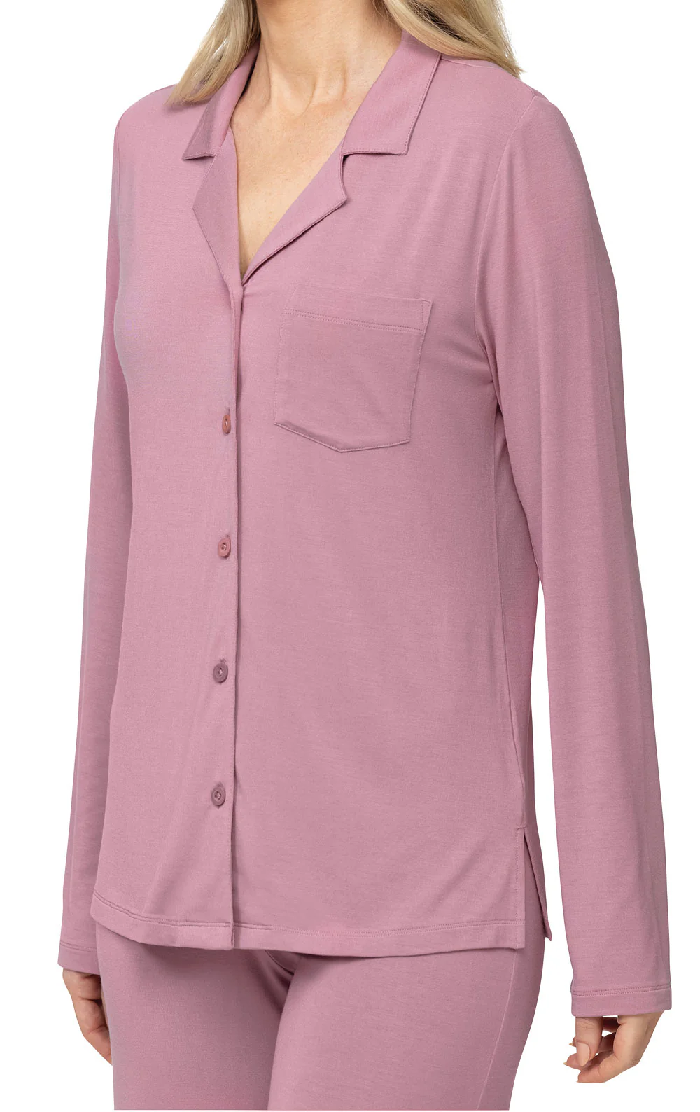 Consciously Cozy Button-Front Pajamas - Image 10