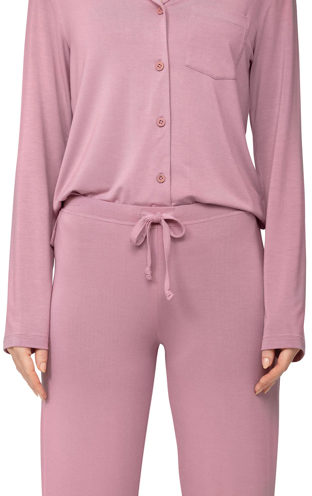 Consciously Cozy Button-Front Pajamas - Image 11