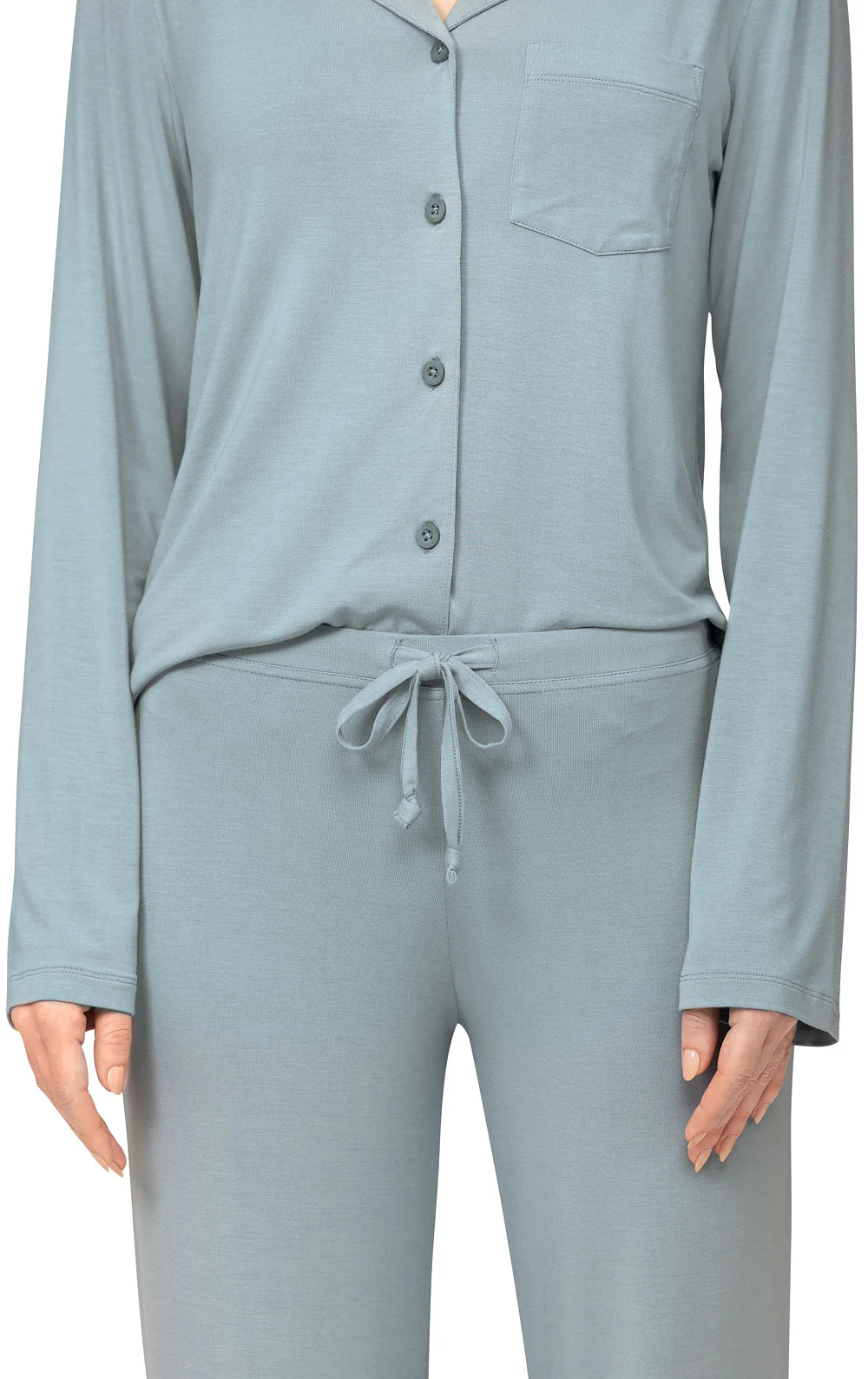 Consciously Cozy Button-Front Pajamas - Image 7