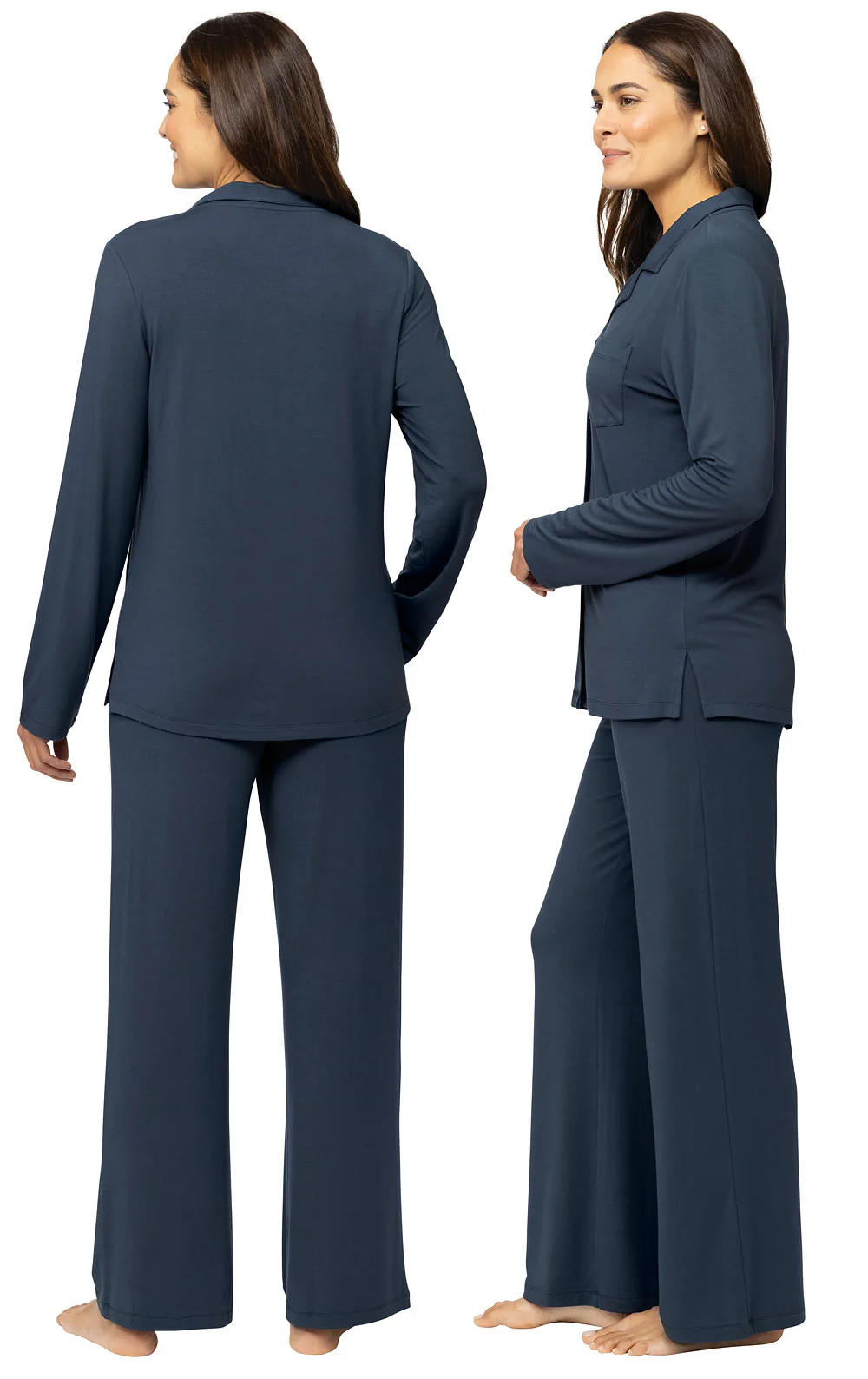 Consciously Cozy Button-Front Pajamas - Image 13