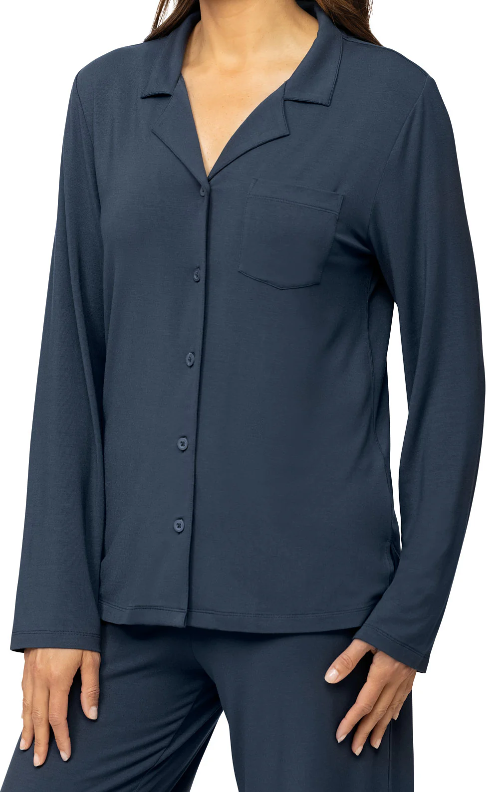 Consciously Cozy Button-Front Pajamas - Image 14