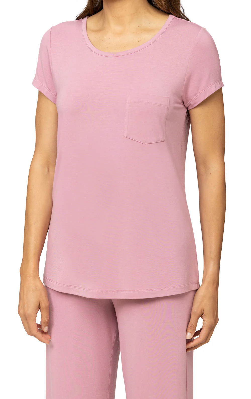 Consciously Cozy Short Sleeve Capri Pajama - Image 9