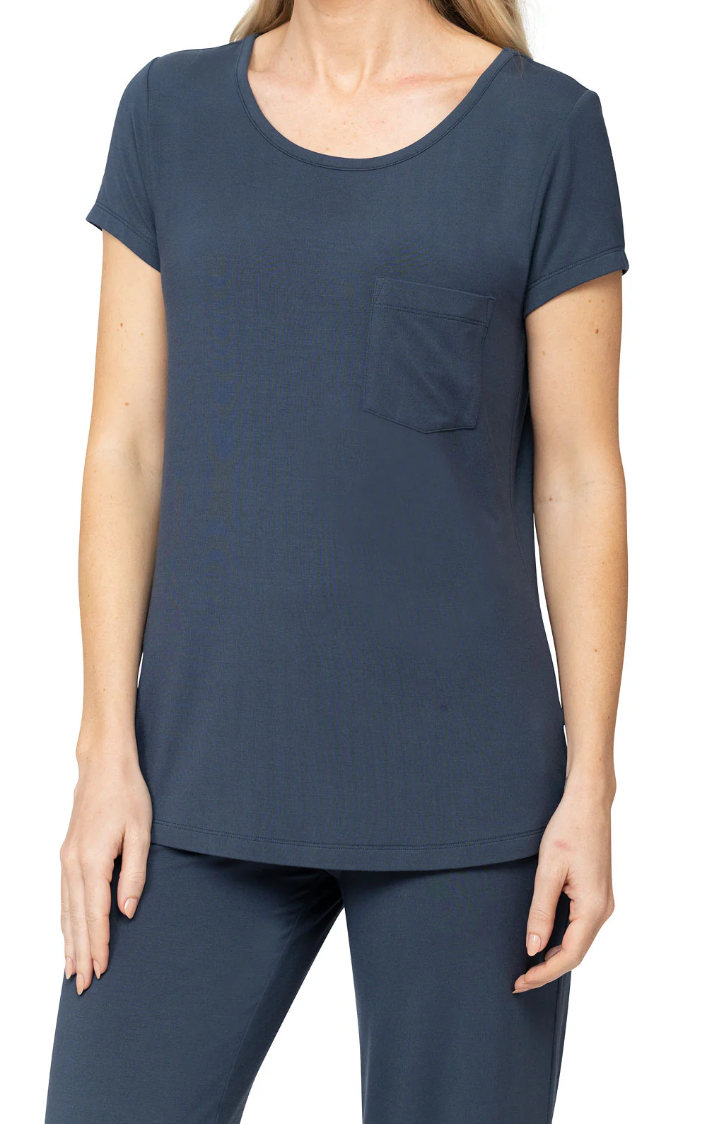 Consciously Cozy Short Sleeve Capri Pajama - Image 13